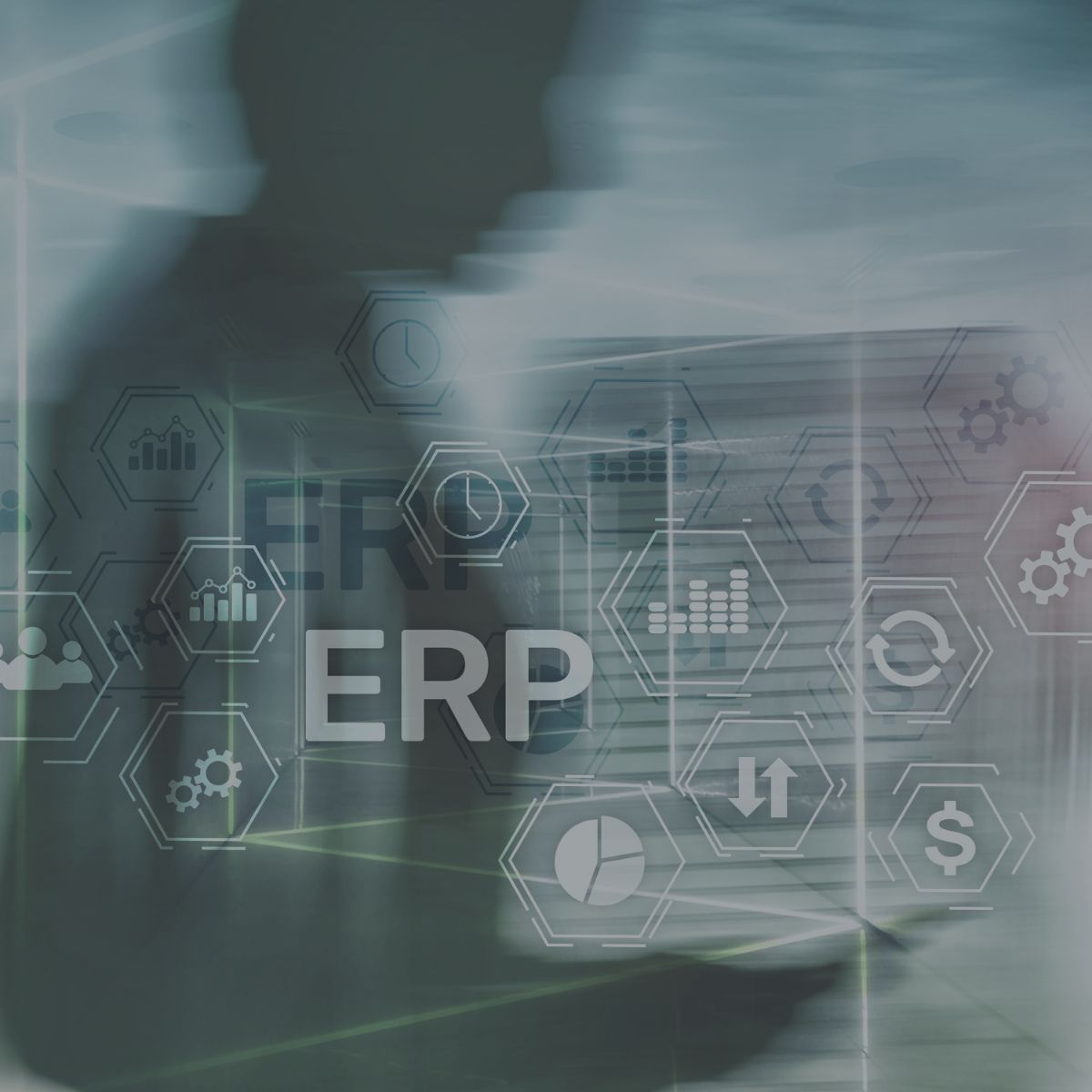 A diagram illustrating the four layers of Print-on-Demand software: Shop Floor, ERP, Order Management System (OMS), and eCommerce Front End.